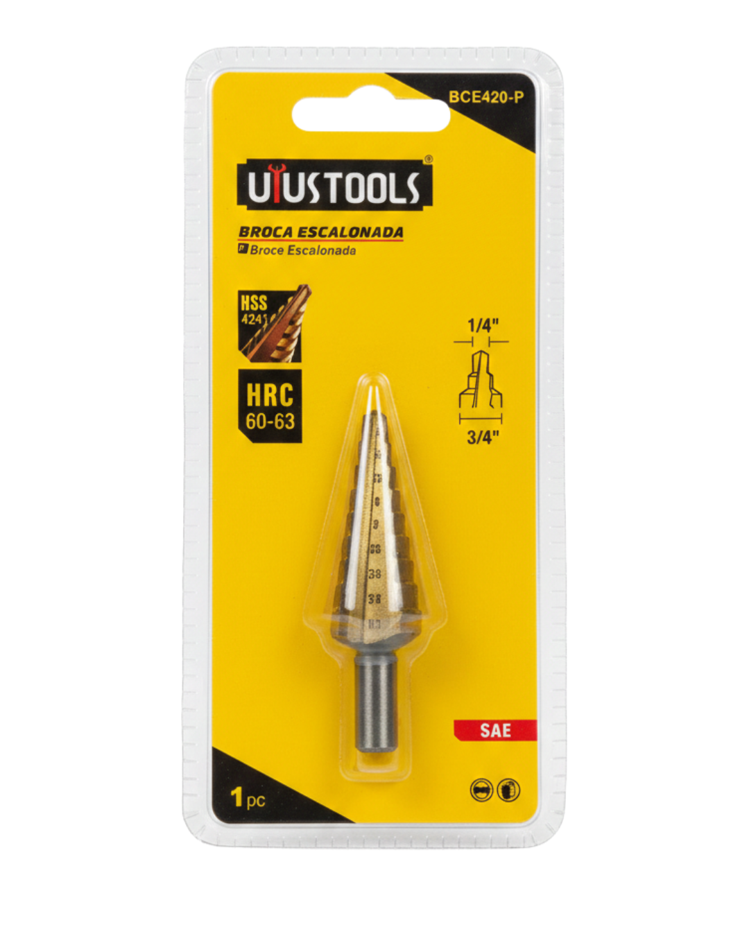 Broca Escalonada BCE420-P