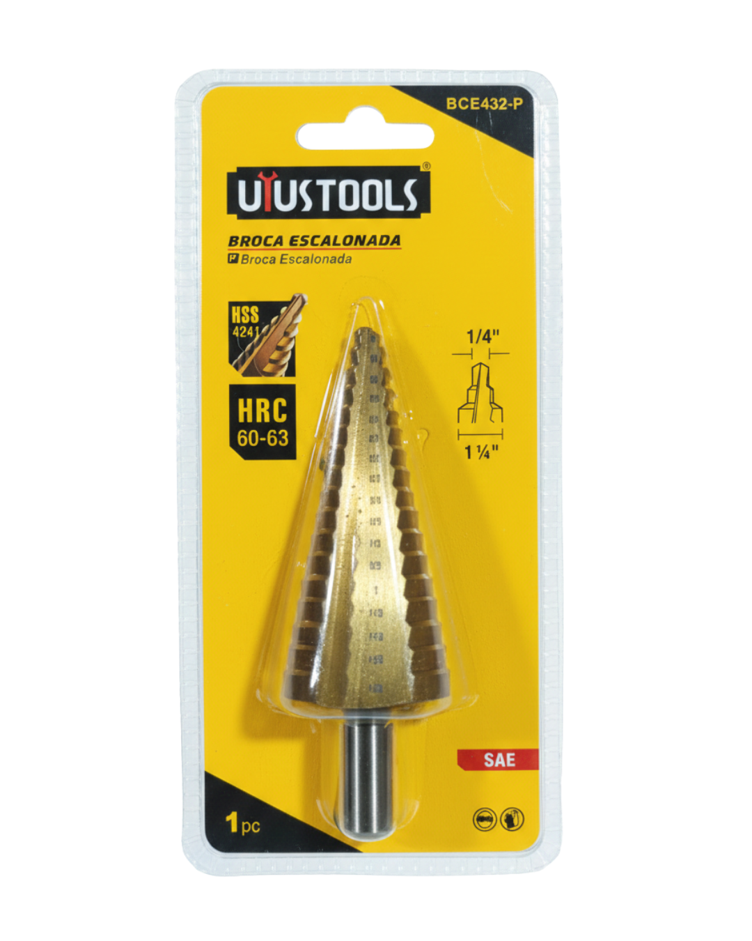 Broca Escalonada BCP432-P