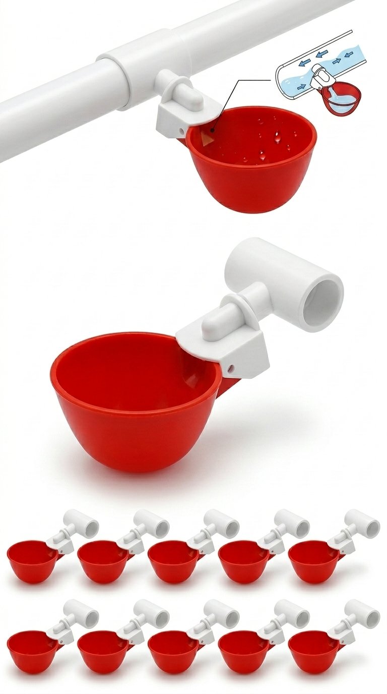 BEBEDERO AUTOMÁTICO MINI PARA POLLOS